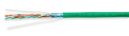 Кабель Cabeus FTP-4P-Cat.5e-SOLID-LSLTx-GN-50 (11267c-6) (F/UTP, CAT.5E, LSLTx, 50 м, зеленый)