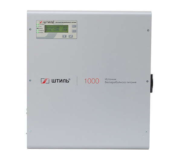Комплект ИБП Штиль SW1000L (online, однофазный, 900 Вт, АБ на 3 ч 20 мин)