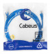 Патч-корд Cabeus PC-UTP-RJ45-Cat.6-3m-BL (8680c) (U/UTP, CAT.6, PVC, 3 м, синий)