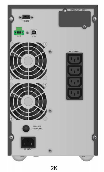 ИБП Ippon Innova G2 2000 (427358) (Online, однофазный, 1800 Вт, Tower)