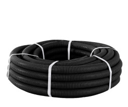 Труба гофрированная IEK CTG20-25-K02-050-1 (ПНД, D25, черная, 50 м)