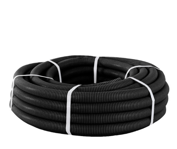 Труба гофрированная IEK CTG20-25-K02-050-1 (ПНД, D25, черная, 50 м)