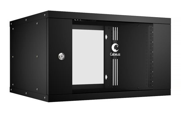 Шкаф телекоммуникационный Cabeus WSC-05D-6U55/45-BK (10172c)