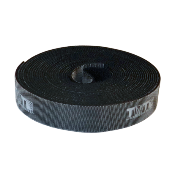 Лента-липучка Lanmaster TWT-VCM5M-BK (2 x 500 см, черная)