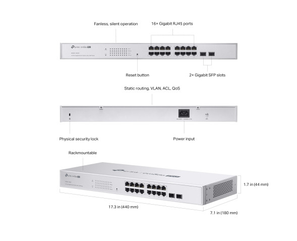Коммутатор TP-Link Omada Pro S4500-16G2F
