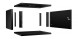 Шкаф телекоммуникационный Cabeus WSC-05D-6U55/45m-BK (10174c)