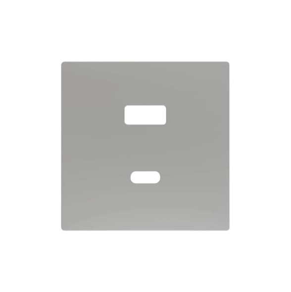 Накладка на USB-розетку Zennio ZS55 ZS55C2UCAS (Серебро)