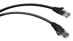 Патч-корд Cabeus PC-UTP-RJ45-Cat.6-3m-BK-LSZH (11197c) (U/UTP, CAT.6, LSZH, 3 м, черный)