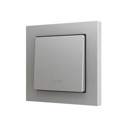 KNX-кнопка Zennio ZS55 ZS551PB1KS (Серебро, Ключ)