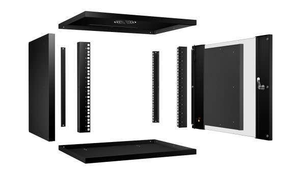 Шкаф телекоммуникационный Cabeus WSC-05D-9U55/45-BK (10176c)