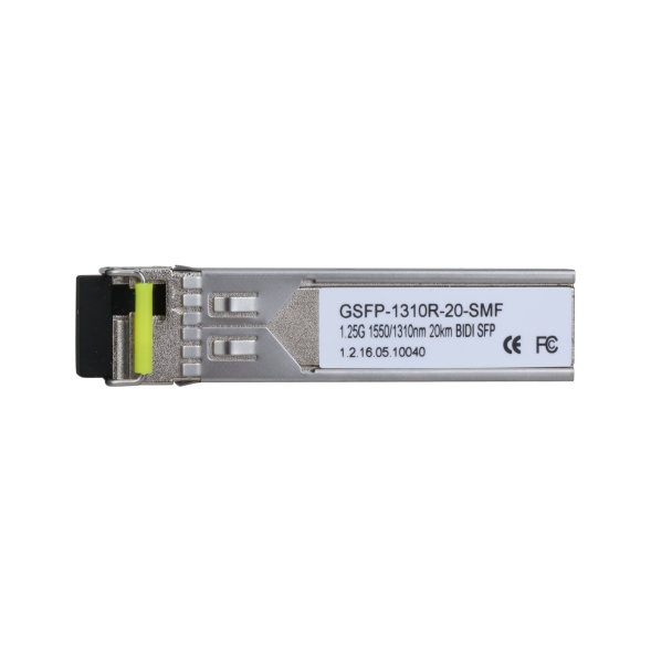 Трансивер Dahua GSFP-1310R-20-SMF (SM, LC, 1550/1310, 1G)