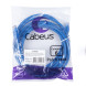Патч-корд Cabeus PC-UTP-RJ45-Cat.6-3m-BL-LSZH (11191c) (U/UTP, CAT.6, LSZH, 3 м, синий)
