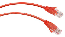 Патч-корд Cabeus PC-UTP-RJ45-Cat.5e-0.15m-RD (8986c) (U/UTP, CAT.5E, PVC, 0.15 м, красный)