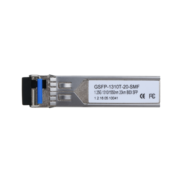 Трансивер Dahua GSFP-1310T-20-SMF (SM, LC, 1310/1550, 1G)