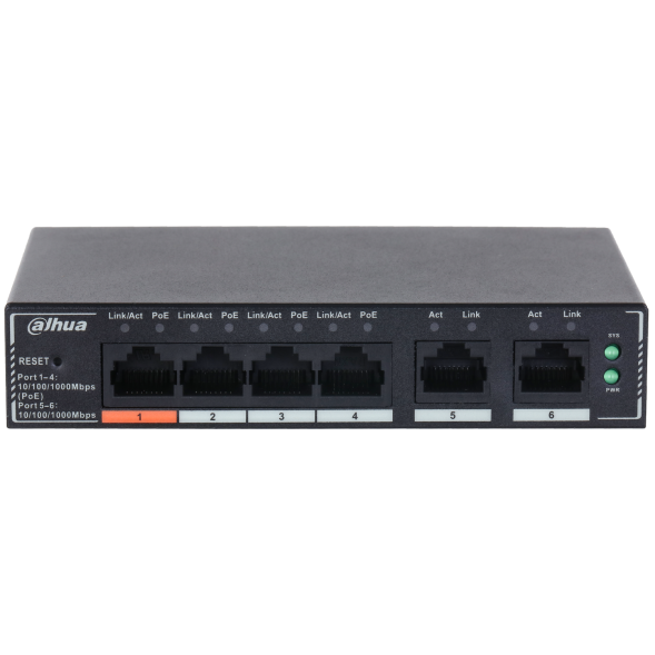 Коммутатор Dahua DH-SG4006P