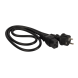 Кабель силовой оконцованный Lanmaster LAN-PP19/SH-2.0-BK (C19–Schuko, 16 A, 3x1.50 мм², 2 м, черный)