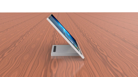 Монитор настольный врезной Wize Pro Helios Rise WR-15HR (Silver)