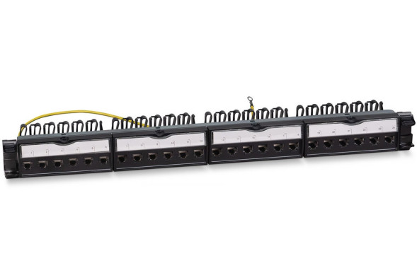 Патч-панель Cabeus PL-24-KJ-RJ45-Cat.6A-SH-180T (11834c)