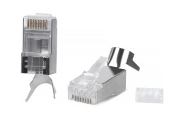 Коннектор Cabeus 8P8C-SH-C6(1.35)-TWP (RJ45, CAT.6, экранированный, под толстую жилу) (9543c)