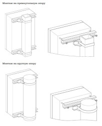 Комплект крепления на столб TFortis ККС-1
