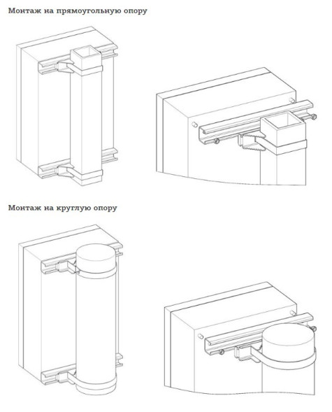 Комплект крепления на столб TFortis ККС-1
