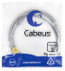 Патч-корд Cabeus PC-UTP-RJ45-Cat.6-3m-LSZH (8880c) (U/UTP, CAT.6, LSZH, 3 м, серый)