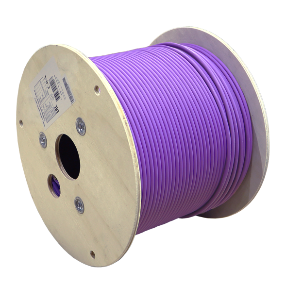 Кабель витая пара Lanmaster LAN-6AUTP-HFLT-VI (U/UTP, CAT.6A, LSZH, 305 м, фиолетовый)