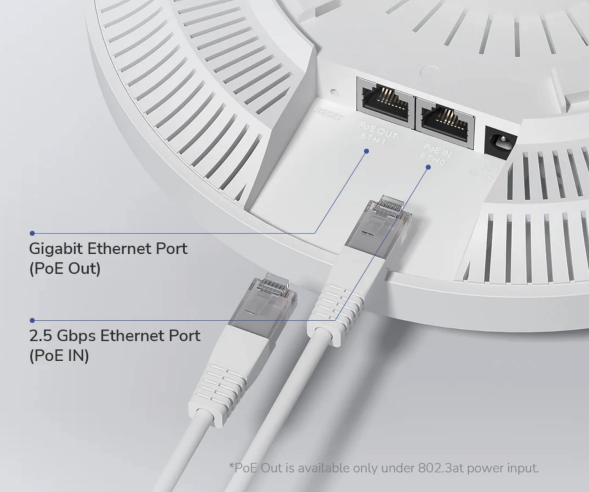 Точка доступа Cudy AP3600 (Wi-Fi 7, 2.4 / 5 GHz, w/PoE Injector)
