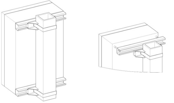 Комплект крепления на столб TFortis ККС-3