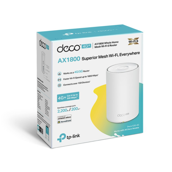 Сотовый маршрутизатор TP-Link Deco X20-4G