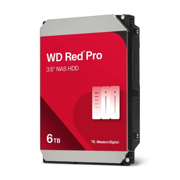 Жесткий диск Western Digital Red Pro WD6005FFBX (6 TB, 3.5&quot;, SATA 3.0, для NAS)