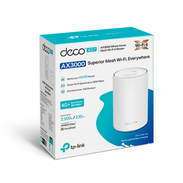 Сотовый маршрутизатор TP-Link Deco X50-4G