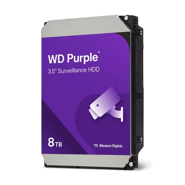 Жесткий диск Western Digital Purple WD85PURZ (8 TB, 3.5&quot;, SATA 3.0, для видеонаблюдения)