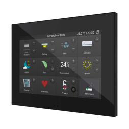 Панель управления Zennio Z70 v2 (ZVIZ70V2A) (Антрацит)
