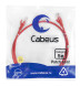 Патч-корд Cabeus PC-UTP-RJ45-Cat.5e-1m-RD-LSZH (9513c) (U/UTP, CAT.5E, LSZH, 1 м, красный)