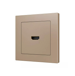 Накладка на HDMI-розетку Zennio ZS55 830002504 (Шампань)