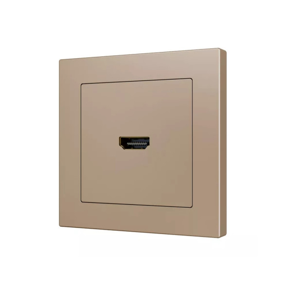 Накладка на HDMI-розетку Zennio ZS55 830002504 (Шампань)
