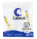 Патч-корд Cabeus PC-UTP-RJ45-Cat.5e-0.3m-YL-LSZH (9495c) (U/UTP, CAT.5E, LSZH, 0.3 м, желтый)