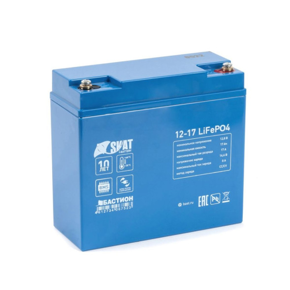 Батарея аккумуляторная Бастион SKAT i-BATTERY 12-17 LiFePo4 (647)