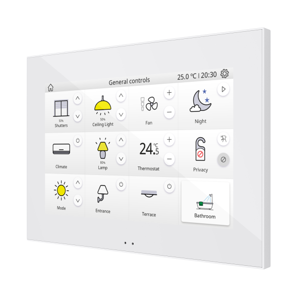 Панель управления Zennio Z70 v2 (ZVIZ70V2W) (Белый)