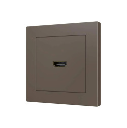 Накладка на HDMI-розетку Zennio ZS55 830002503 (Мокка)