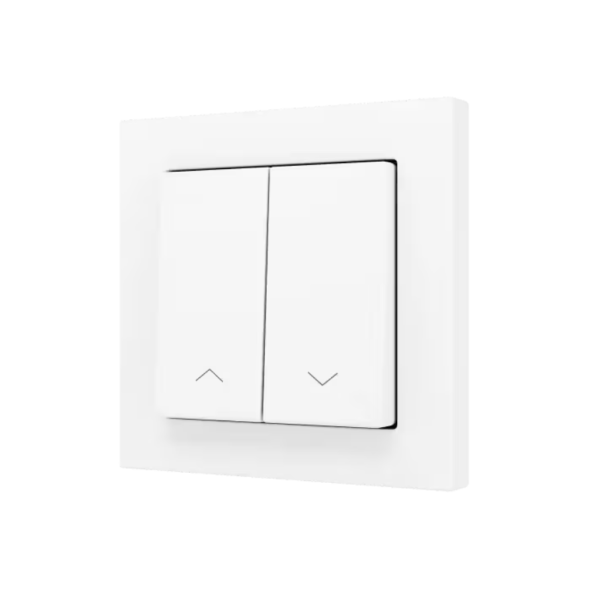 KNX-кнопка Zennio ZS55 ZS552PB2SMW (Матово-белый, Жалюзи)